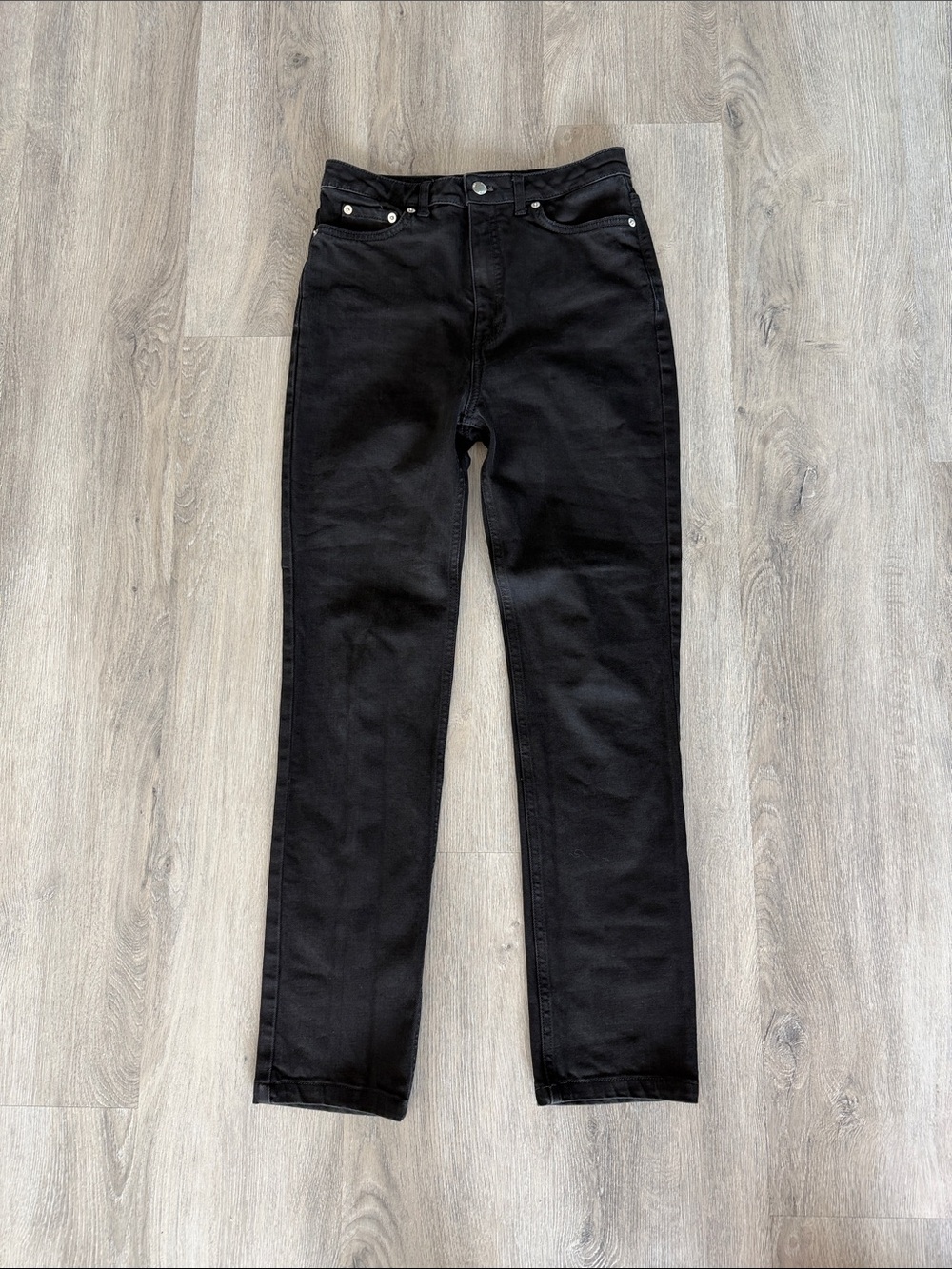 Black woman Slim Straight Jeans